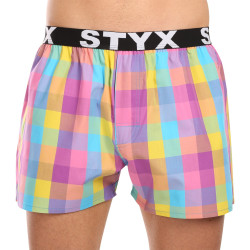 Boxershorts til mænd Styx sport gummi flerfarvet (B1028)