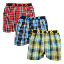 3PACK Boxershorts til mænd Styx sport elastik flerfarvet (3B102123)