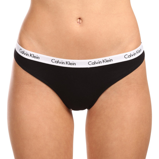 3PACK G-streng til kvinder Calvin Klein flerfarvet (QD3587E-WZB)