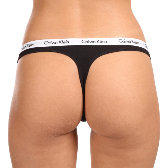 3PACK G-streng til kvinder Calvin Klein flerfarvet (QD3587E-WZB)