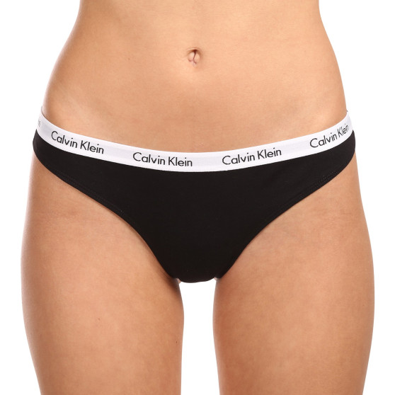 3PACK G-streng til kvinder Calvin Klein flerfarvet (QD3587E-WZB)