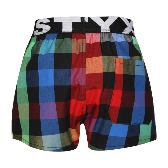 Børneshorts Styx sportselastik flerfarvet (BJ1012)