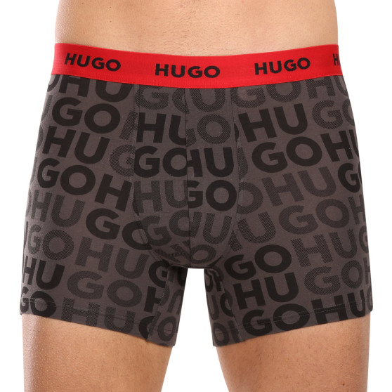 3PACK Boxershorts til mænd HUGO flerfarvet (50510192 025)