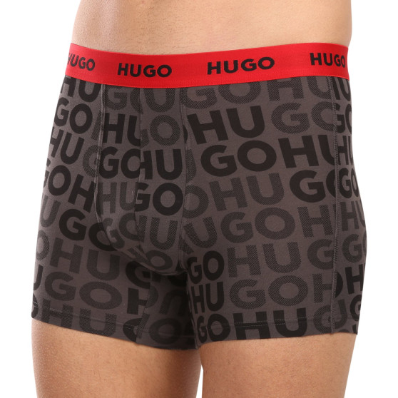 3PACK Boxershorts til mænd HUGO flerfarvet (50510192 025)