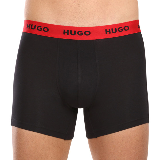 3PACK Boxershorts til mænd HUGO flerfarvet (50510192 025)