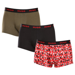 3PACK Boxershorts til mænd HUGO flerfarvet (50480170 306)