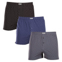 3PACK Boxershorts til mænd Andrie flerfarvet (PS 5804)