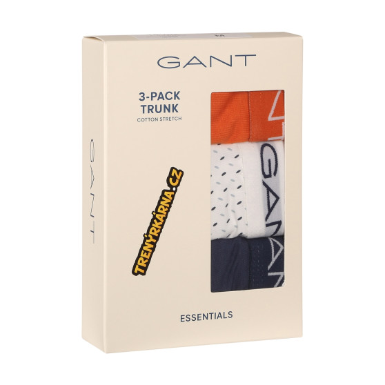 3PACK Boxershorts til mænd Gant flerfarvet (902343013-110)