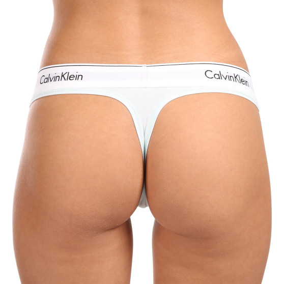 G-streng til kvinder Calvin Klein blå (F3786E-LKW)