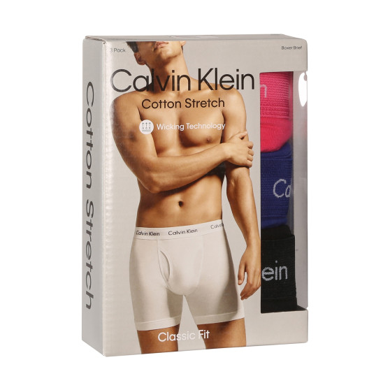 3PACK Boxershorts til mænd Calvin Klein flerfarvet (NB2616A-NLT)