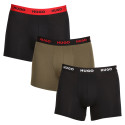 3PACK Boxershorts til mænd HUGO flerfarvet (50503079 972)