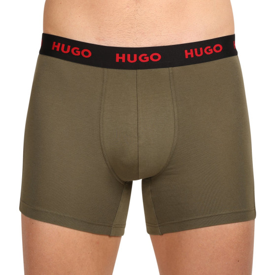 3PACK Boxershorts til mænd HUGO flerfarvet (50503079 972)