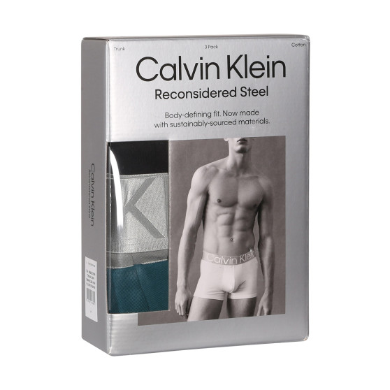 3PACK Boxershorts til mænd Calvin Klein flerfarvet (NB3130A-NA9)