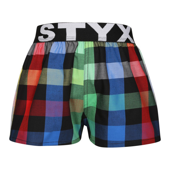 10PACK Børneshorts Styx sport elastik flerfarvet (10BJ111234567890)