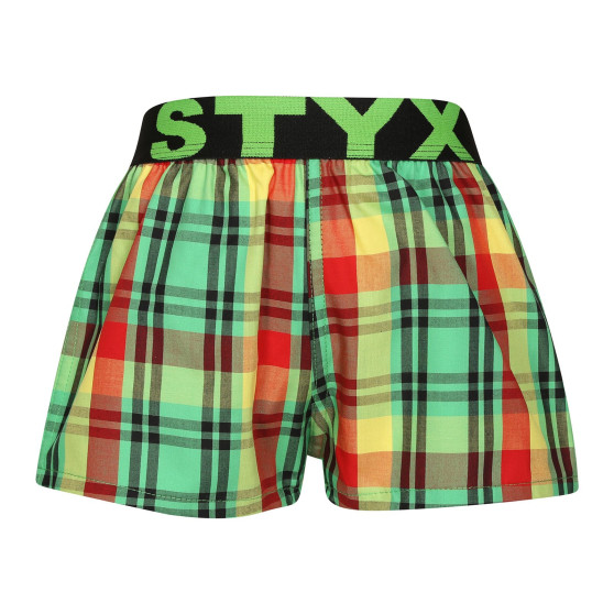 10PACK Børneshorts Styx sport elastik flerfarvet (10BJ111234567890)