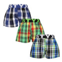 3PACK Børneshorts Styx sport elastik flerfarvet (3BJ11789)