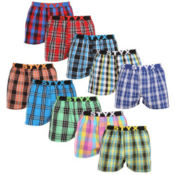 10PACK Boxershorts til mænd Styx sportsgummi (10B102130)