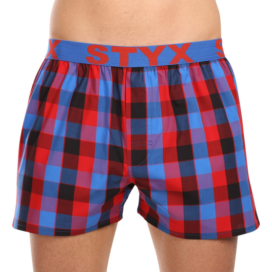 5PACK Boxershorts til mænd Styx sport elastik flerfarvet (5B102630)