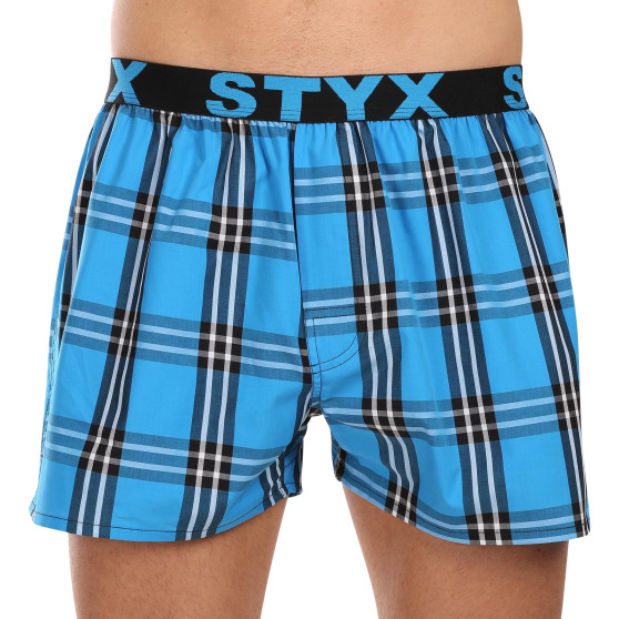 5PACK Boxershorts til mænd Styx sport elastik flerfarvet (5B102630)