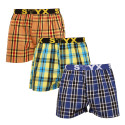 3PACK Boxershorts til mænd Styx sport elastik flerfarvet (3B092140)