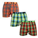 3PACK Boxershorts til mænd Styx sport elastik flerfarvet (3B092638)