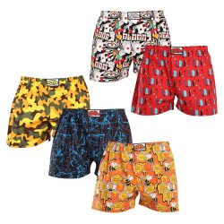 5PACK Boxershorts til mænd Styx art klassisk gummi flerfarvet (5A1539349)