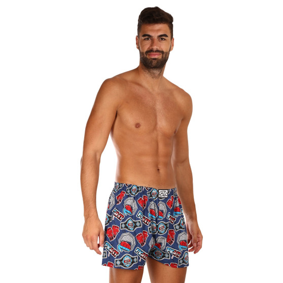 3PACK Boxershorts til mænd Styx art klassisk gummi flerfarvet (3A15693)