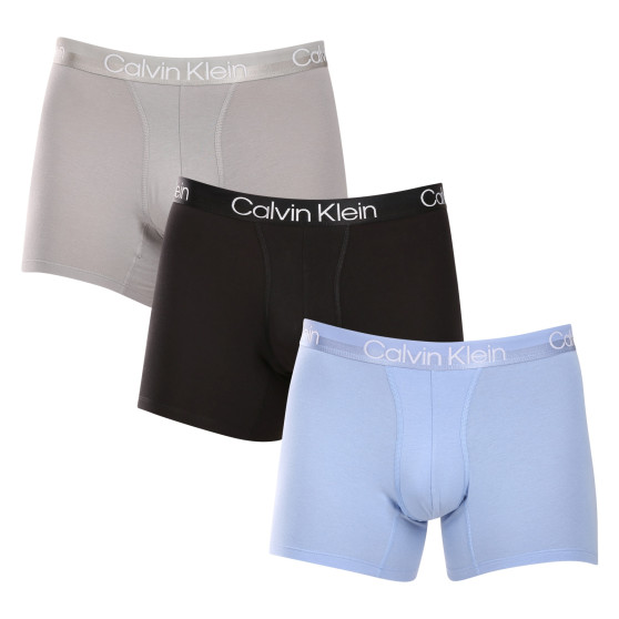 3PACK Boxershorts til mænd Calvin Klein flerfarvet (NB2971A-MCA)