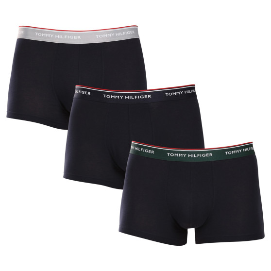 3PACK Boxershorts til mænd Tommy Hilfiger mørkeblå (UM0UM01642 0XW)