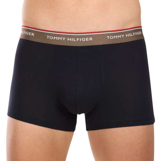 3PACK Boxershorts til mænd Tommy Hilfiger mørkeblå (UM0UM01642 0XX)