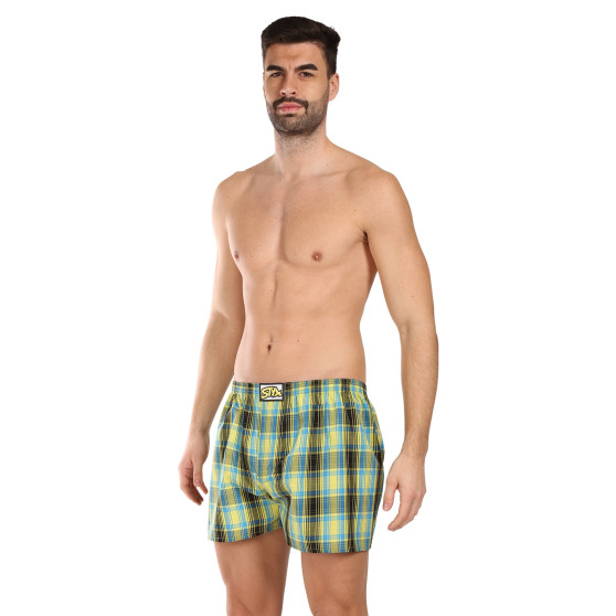 3PACK Boxershorts til mænd Styx classic elastic flerfarvet (3A102123)