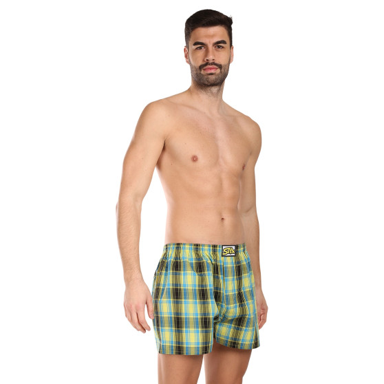 3PACK Boxershorts til mænd Styx classic elastic flerfarvet (3A102123)