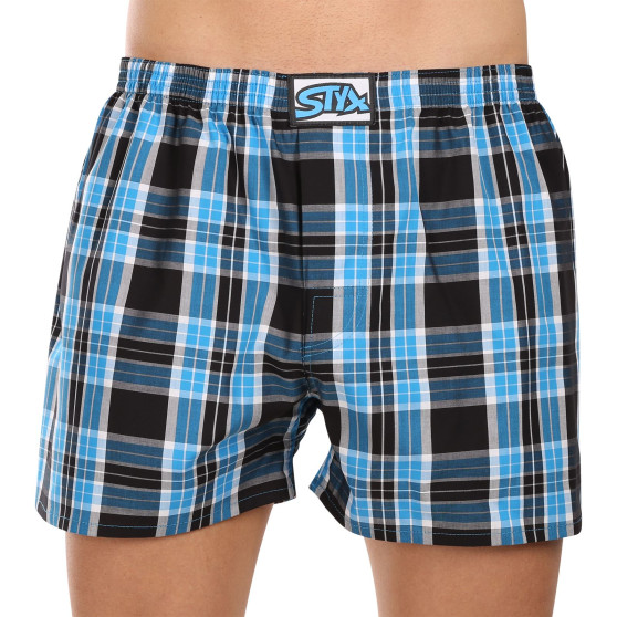 3PACK Boxershorts til mænd Styx classic elastic flerfarvet (3A102123)