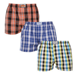 3PACK Boxershorts til mænd Styx classic elastic flerfarvet (3A102426)