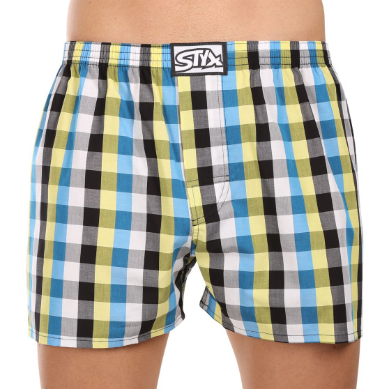 3PACK Boxershorts til mænd Styx classic elastic flerfarvet (3A102426)