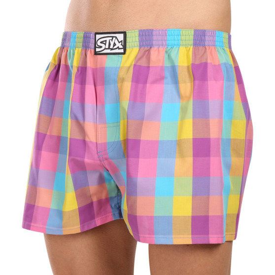 3PACK Boxershorts til mænd Styx classic elastic flerfarvet (3A102729)