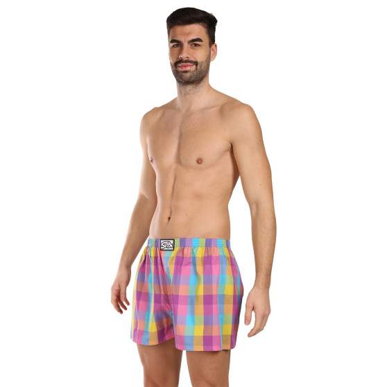 3PACK Boxershorts til mænd Styx classic elastic flerfarvet (3A102729)