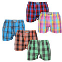 5PACK Boxershorts til mænd Styx classic elastic flerfarvet (5A102630)