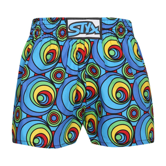 Børneshorts Styx art klassisk gummi circles (J1151)