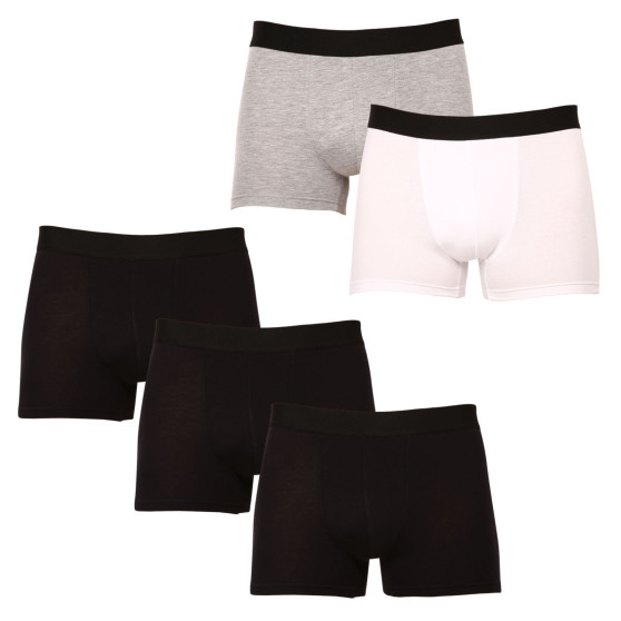 5PACK Boxershorts til mænd Nedeto flerfarvet (5NDTB1002)