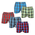 5PACK Boxershorts til mænd Styx classic elastic flerfarvet (5A102130)