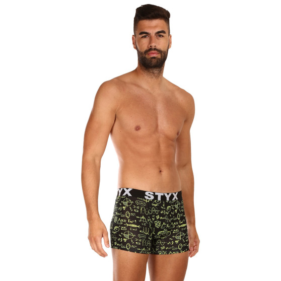 3PACK Boxershorts til mænd Styx lang kunst sport gummi flerfarvet (3U13724)