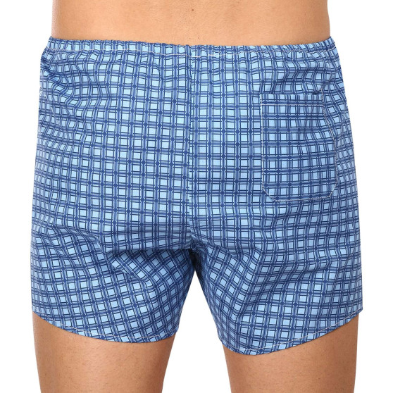 3PACK Boxershorts til mænd Foltýn blå tern (3xK54)