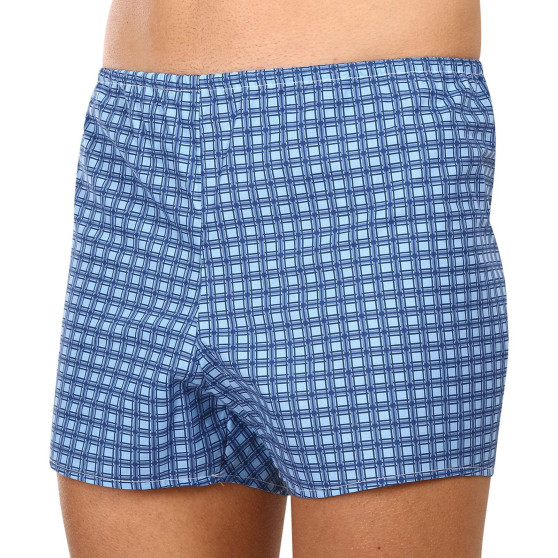 3PACK Boxershorts til mænd Foltýn blå tern (3xK54)