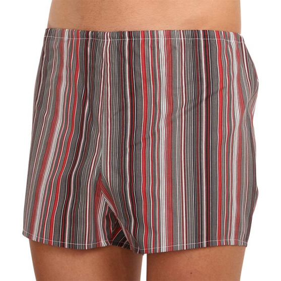 3PACK Boxershorts til mænd Foltýn røde striber (3xK52)