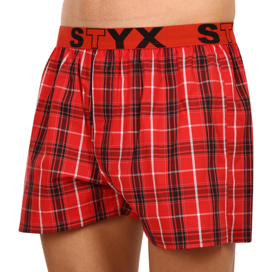 5PACK Boxershorts til mænd Styx sport elastik flerfarvet (5B093120)