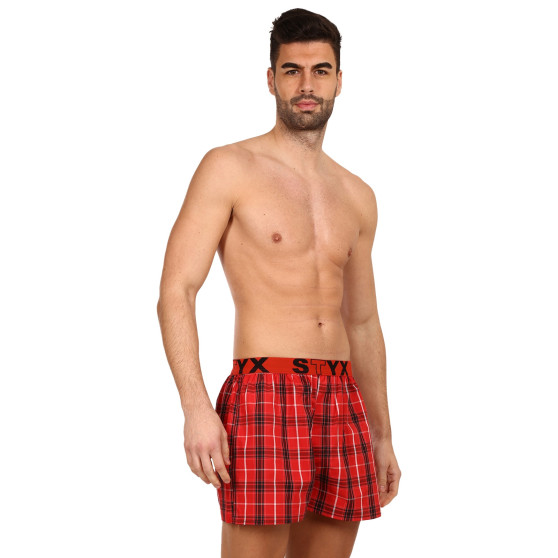 5PACK Boxershorts til mænd Styx sport elastik flerfarvet (5B093120)