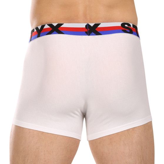 3PACK Boxershorts til mænd Styx sport gummi hvid tricolour (3G2061)