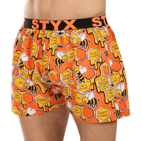 Boxershorts til mænd Styx kunst sport gummi bier (B01654/2)