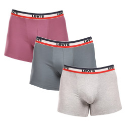 3PACK Boxershorts til mænd Levis flerfarvet (100002870 011)